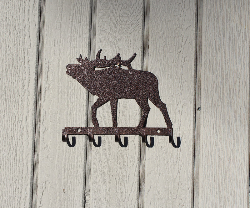 Elk Key Holder Metal Wall Art