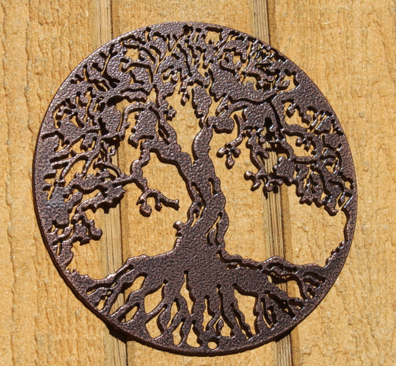 Tree of Life Metal Wall Art Copper Vein