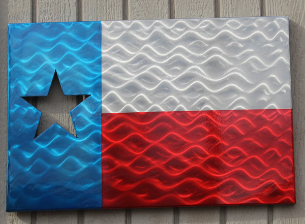 Texas Flag Metal Wall Art